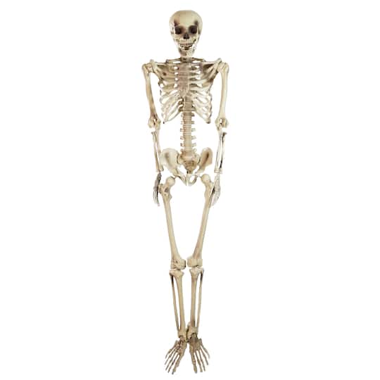 5Ft Life Size Spooky Skeleton Halloween Decoration By Northlight in White | 60" x 15.75" x 7.75" | Michaels®